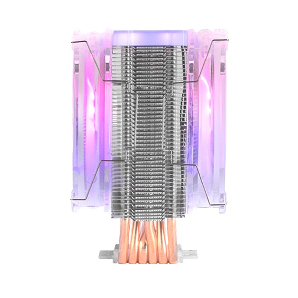 Mars Gaming Mcpu66 Cpu Cooler, Dual Argb, Dual 12Cm Pwm Fan, 6X Heatpipe, 220W