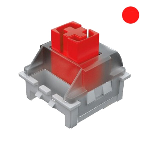 Mars Gaming Mk80 Mechanical Tkl Keyboard, Frgb Chroma, Anti-Dust Red, Black, Us