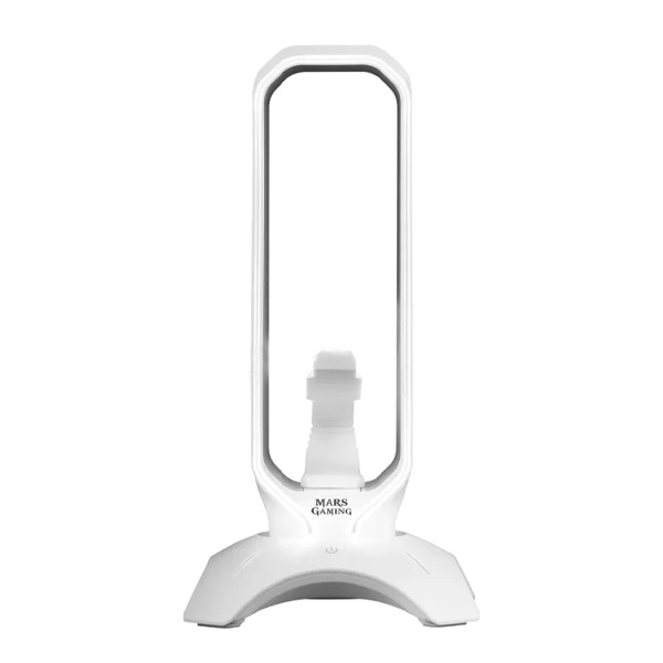 Marsgaming Mhhpro 3In1 Control Rgb Headset Holder +Mouse Bungee +2Xusb3.0 White