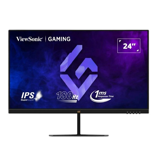 ViewSonic VX2479-HD-PRO 24'' Full HD Monitor | IPS Technology | 1ms MPRT Response time | Static Contrast Ratio 1000, 1(typ) | Blue Light Filter | Backlight life 30000 hrs | Flat | Flicker Free | 180 Hz | Resolution:1920x1080 | PC Operating System: MAC/Windows | 1 VGA |1 HDMI