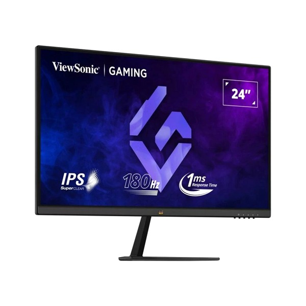 ViewSonic VX2479-HD-PRO 24'' Full HD Monitor | IPS Technology | 1ms MPRT Response time | Static Contrast Ratio 1000, 1(typ) | Blue Light Filter | Backlight life 30000 hrs | Flat | Flicker Free | 180 Hz | Resolution:1920x1080 | PC Operating System: MAC/Windows | 1 VGA |1 HDMI