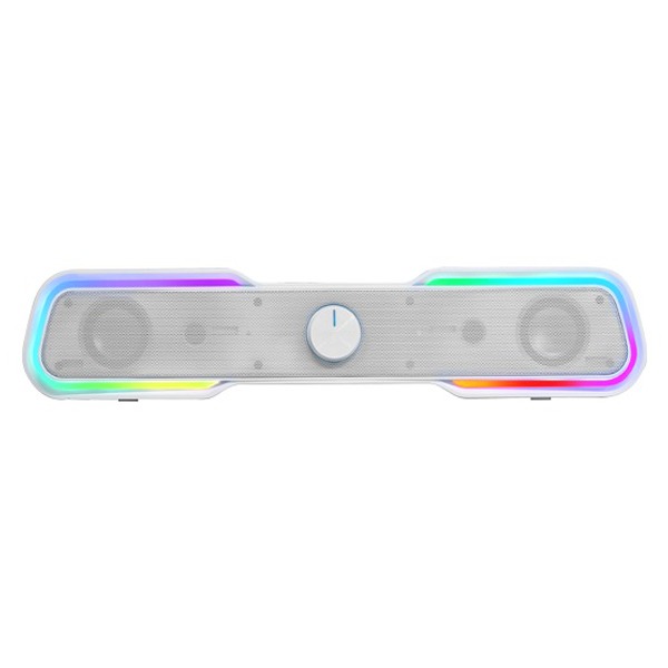 Mars Gaming Msbxw Rgb Soundbar 10W Usb, Jack + Bluetooth 5.0, Dynamic Rgb, White