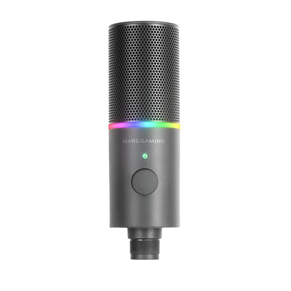 Mars Gaming Mmic-Xt Ultra-High Def Argb Microphone, 192Khz 24Bit, Arm, Antivib+ Metal Filter, Usb, Black