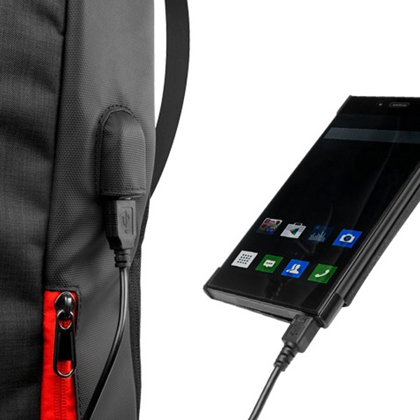 Mars Gaming Mb2 Professional Bag, Up To 17.3" Laptop, Double Function Backpack + Briefcase, External Usb Port, Tsa Security Lock, Anti-Theft, Waterproof, Tablet Support, Cushion System, Bottle Pocket, 180º Open System