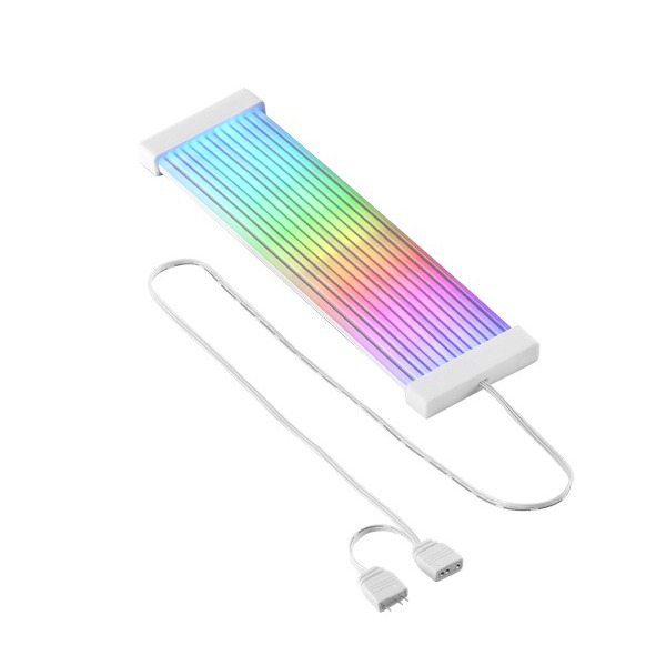 Mars Gaming Mca-24X, Argb Led Strip 24Pin Power Supply Cable, High-End Silicon Single Layer Cable With Side Light Strip