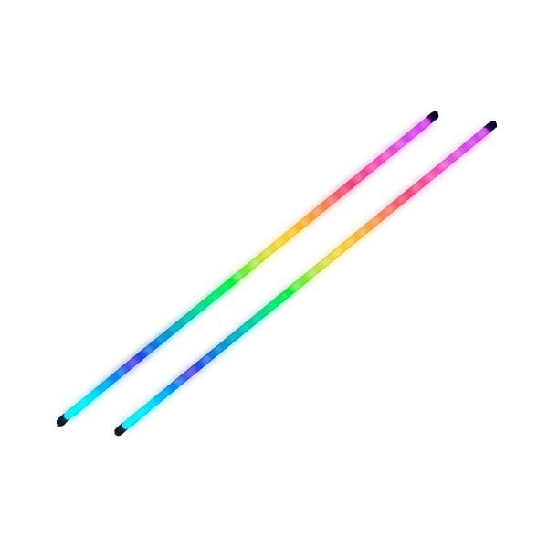 Mars Gaming Mlt-Two, 2X 400Mm Neon Rgb Led Strip Kit, 5V 3 Pin, Argb Hub And Mb Compatible