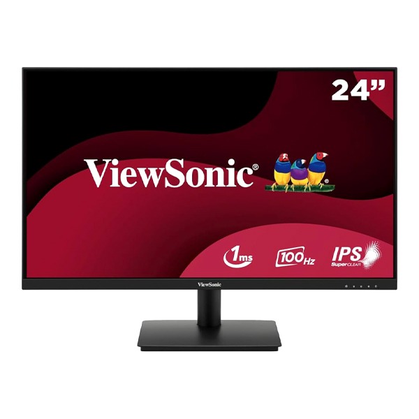 ViewSonic VA240-H 24'' Full HD Monitor | 1ms Response time | Static Contrast Ratio 1000, 1(typ) | Blue Light Filter | Backlight life 30000 hrs| Flat | Flicker Free|100 Hz | Resolution: 1920x1080| PC Operating System: MAC/Windows | 1 VGA | 1 HDMI