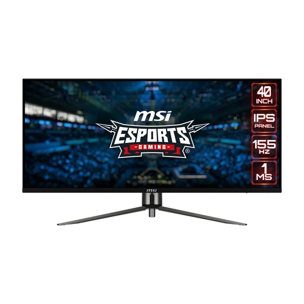 MSI MAG401QR Gaming Monitor 40'' Flat |IPS Technology|1ms Response Time MPRT|Resolution: 3440x1440 UWQHD| Black|155 Hz | Contrast Ratio:1000:1| HDR Support: VESA DisplayHDR 400| Ports: 2 HDMI| 1 Display Port| 1 USB-C|1 USB-B |2 USB-A,1| Audio Out