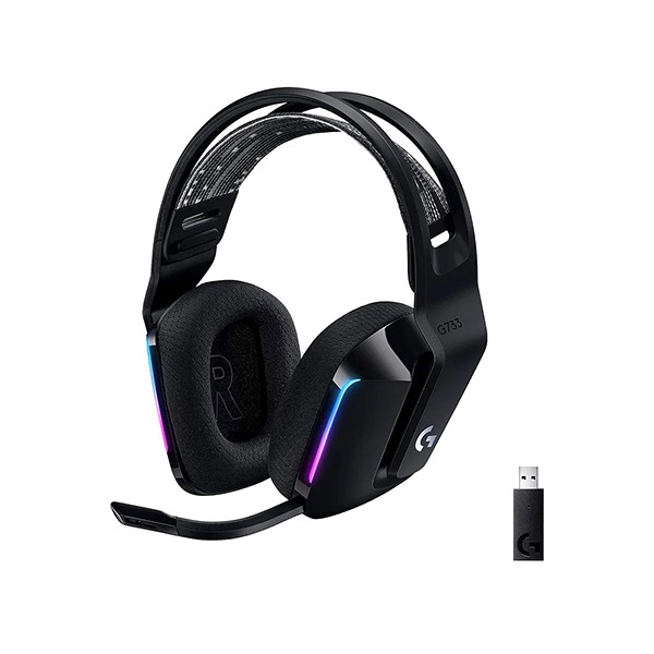 LOGITECH G733 LIGHTSPEED Wireless RGB Gaming Headset - BLACK