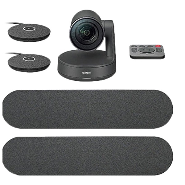 Logitech Rally Plus Video Conferencing Kit With 2 x Rally Speakers, 2 x Microphone