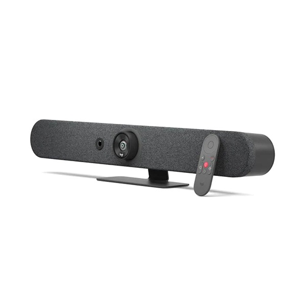 Logitech Rally Bar All-In-One Video Bar for Medium and Large Rooms, Graphite