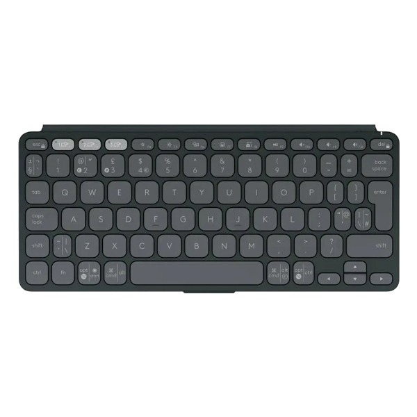Logitech Keys-To-Go 2 Portable Bluetooth Wireless Keyboard for Tablet With Built-in Cover GRAPHITE