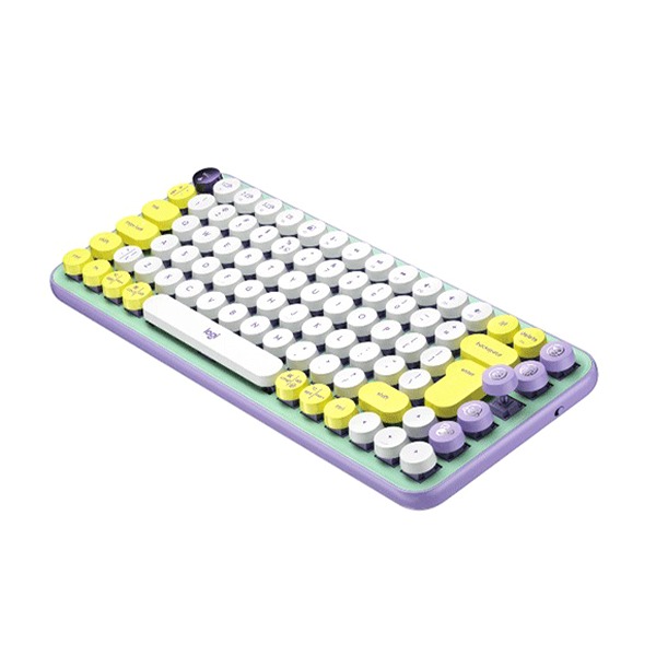 Logitech POP Keys Wireless Mechanical Emoji Keyboard Daydream