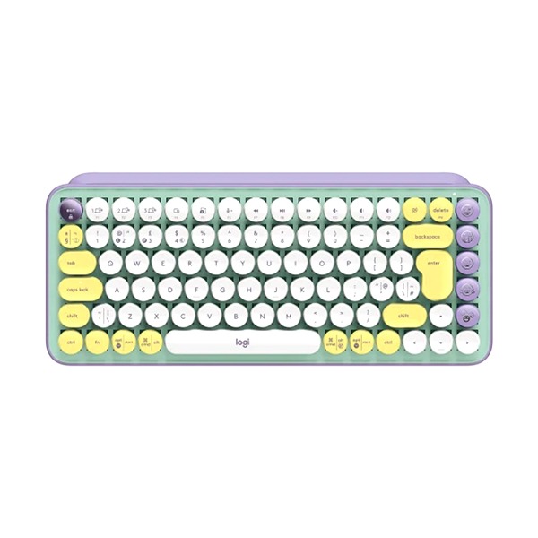 Logitech POP Keys Wireless Mechanical Emoji Keyboard Daydream