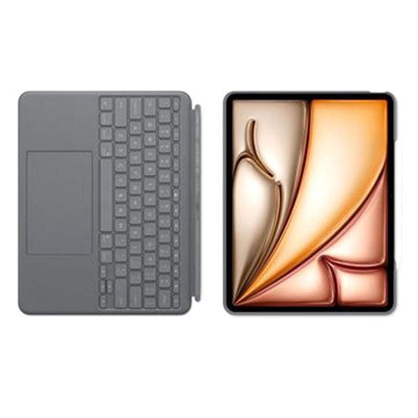 Logitech Combo Touch Case for iPad Air 11-inch and 5th gen Oxford Grey En