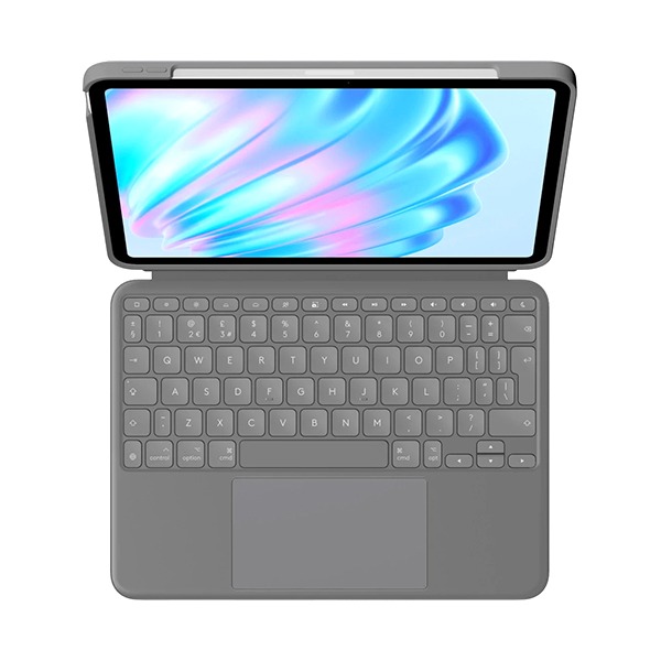 Logitech Combo Touch Case for iPad Air 11-inch and 5th gen Oxford Grey En