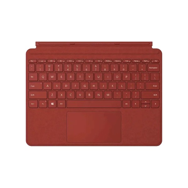 Microsoft Surface Go Type Cover - Keyboard - with Trackpad, Accelerometer - English - Poppy Red