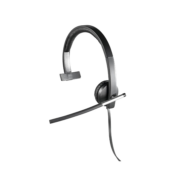 Logitech Pro Headset Wired Mono H650e USB with Noise-Canceling Mic in-line Controls