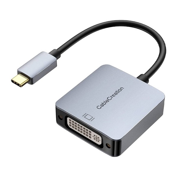 CableCreation USB-C to DVI, USB-C (Thunderbolt 3 Compatible) to DVI Adapter