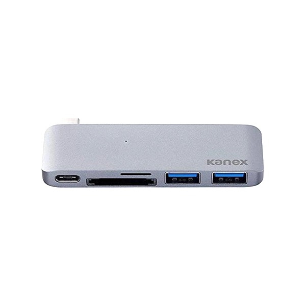 Kanex iAdapt 6-in-1 USB-C Hub (USB-C,3.5mm Aux Input,HDMI 4k,USB 3.0 5GBPS,SD,MICRO SD)