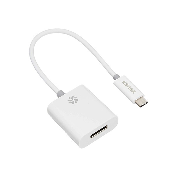 Kanex USB-C to DisplayPort Adapter with 4K Support (21 cm)-White (Thunderbolt 3 compatible)