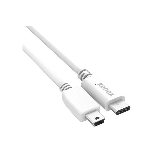 Kanex USB-C to Mini-B USB 2.0 Cable (1.2 Meters)White