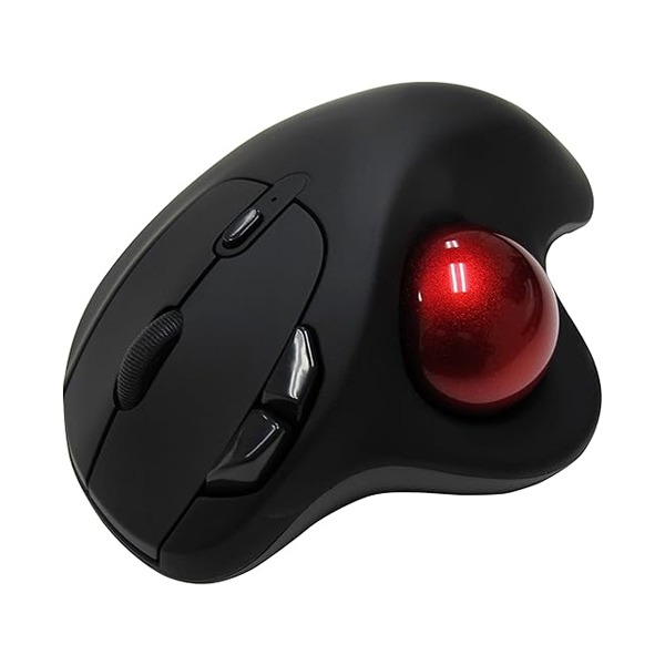 MOJO Multi Mode Rechargeable Silent Trackball Mouse (Bluetooth + Wireless)