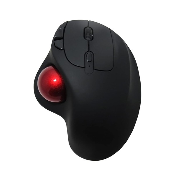 MOJO Multi Mode Rechargeable Silent Trackball Mouse (Bluetooth + Wireless)