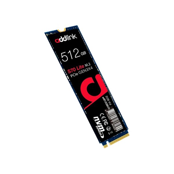 Addlink 512GB M.2 2280 PCIe GEN3X4 NVMe SSD ( Up to R:3000 , W:2000)