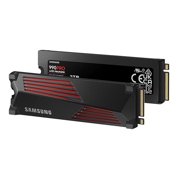 Samsung 990 Pro 2TB PCIe 4.0 NVMe SSD (M.2) 2280 With Heat Sink