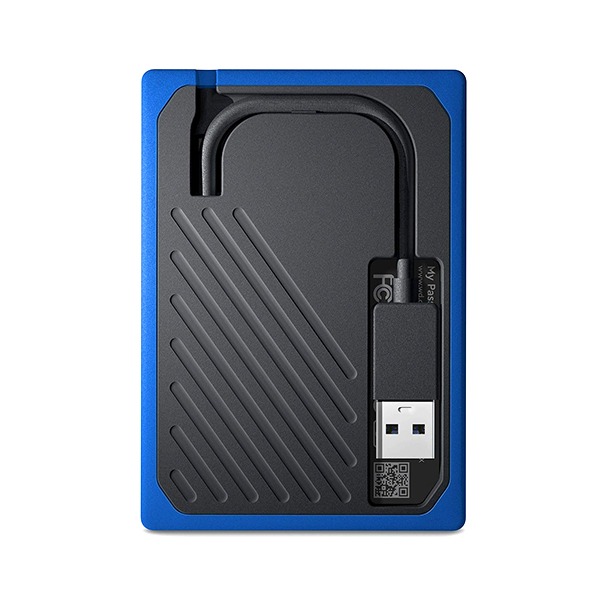 WD 500GB Plastic shock-resistant USB 3.1 Gen-1 Type-A Bus Powered 1.8"