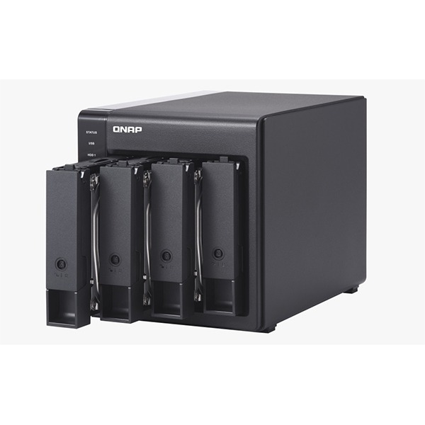 QNAP 4-bay 3.5" SATA HDD USB 3.0 Type-C hardware RAID External Enclosure