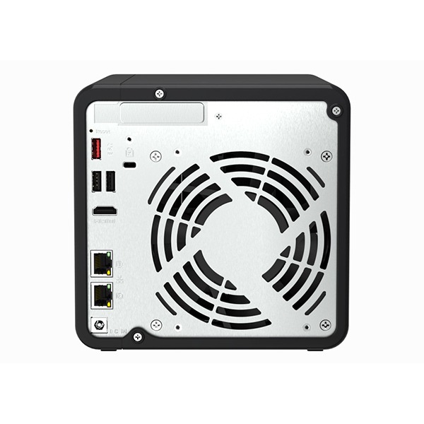 QNAP 4-Bay desktop NAS, Intel® Celeron® N5105/N5095 quad-core, 8 GB onboard not expandable, 4 x 3.5"/2.5" SATA 6Gb/s drive bays, 2 x M.2 2280 PCIe Gen 3 x1 slots, 2 x 2.5GbE, 1 x HDMI 2.0, 1 x PCIe Gen3 x2 slot, 2 x USB 3.2 Gen 2 Type-A + 2 x USB 2.0