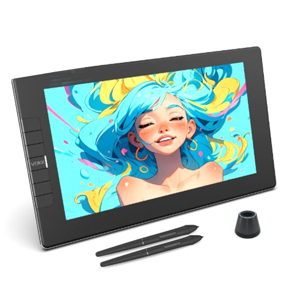 Veikk vk1200 Drawing Tablet, 11.6 Inch Full-Laminated Graphic Drawing Monitor,2 Battery-Free Pen and Tilt Function