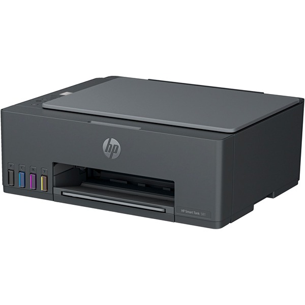 HP Smart Tank 581 AIO 3in1, Print, Scan, Copy, Speed 12ppm B, 5ppm C, Duty Cycle 3000 Pages