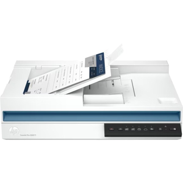 HP Scanjet Pro 2600 F1 25ppm, 60 pages ADF, Two sided, Daily Duty Cycle 1500 Pages