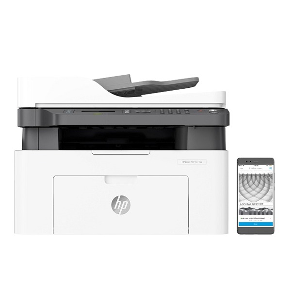 HP Mono LaserJet MFP 137fnw 4in1, Print, Scan, Copy, Fax, 20ppm,WIFI, Network,Duty Cycle 10000 Pages