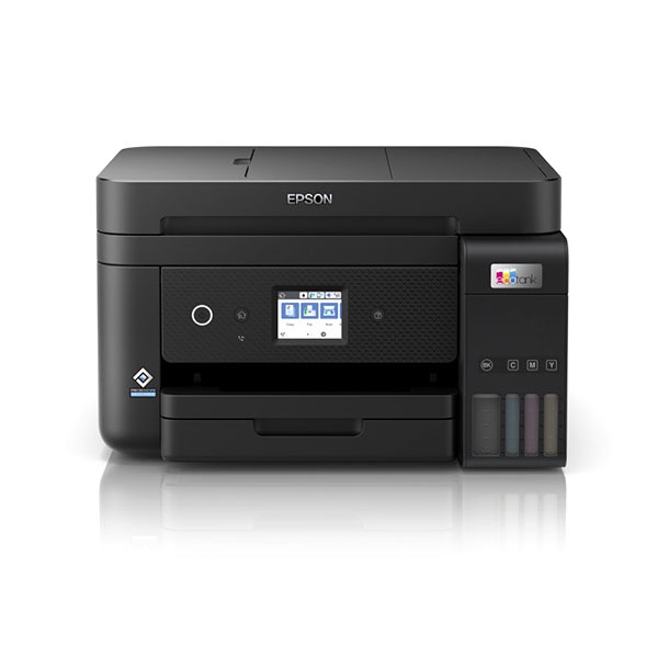 Epson Eco Tank L6290 AIO Print, Scan, Copy, Fax, ADF, WIFI, Double Sided Printing, 33ppm Black, 20ppm Color, A4, Glossy Photo Paper, 250 Sheet Input Tray