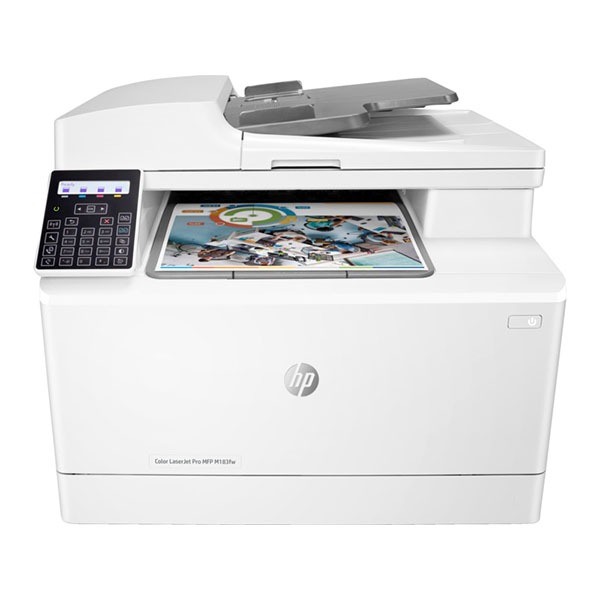 HP Color LaserJet Pro MFP M183FW 4in1 Print, Scan ,Copy, Fax speed 16ppm Black & 4ppm Color, Duty Cycle 30.000 pages, Flatbed ADF, Network, WIFI