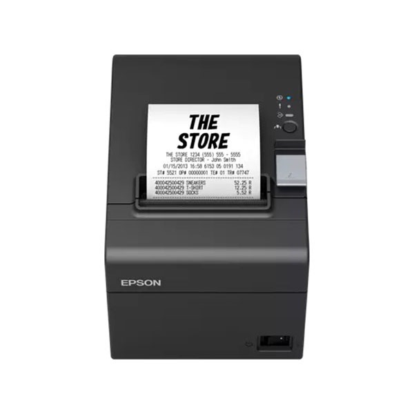 Epson TM-T20III (011A0) Thermal POS Receipt Printer, USB 2.0 + Serial, PS, Blk, UK, Print Speed 250mm/sec