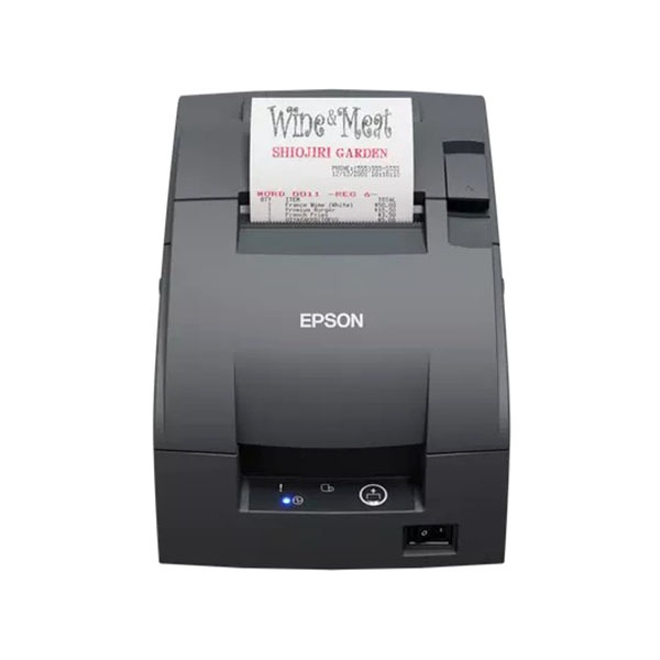Epson TM-U220IIB (102B0) Robust and Versatile Impact Receipt Printer, Drawer Kick-Out Cable, USB 2.0, 4.70 lines per sec, 40 columns, 16 Characters per inch