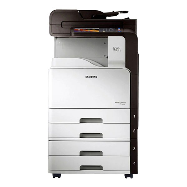 Samsung MultiXpress SCX-8128NA A3, 3in1, Print, Scan, Copy, 28ppm, Network, Feeder,2x520 sheet (input tray) 500 Sheet output tray | Double sided print | 7 Inch LCD|Duty Cycle 120.000 Pages