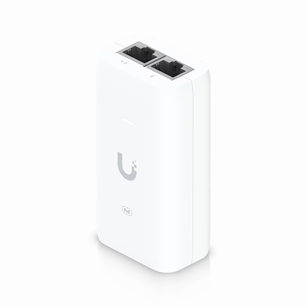 Ubiquity 802.3at PoE Adapter 30W ( U6 LR, U6 Enterprise, Camera DSLR, and other PoE+ devices)