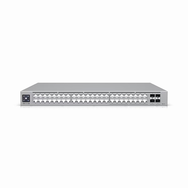 Ubiquiti Pro Max 48-Port Layer 3 Etherlighting switch, 24-GbE PoE+, 8-GbE poE++, 8-GbE (2.5G), 8-GbE PoE++(2.5G), 4-SFP+ (10G), 720W