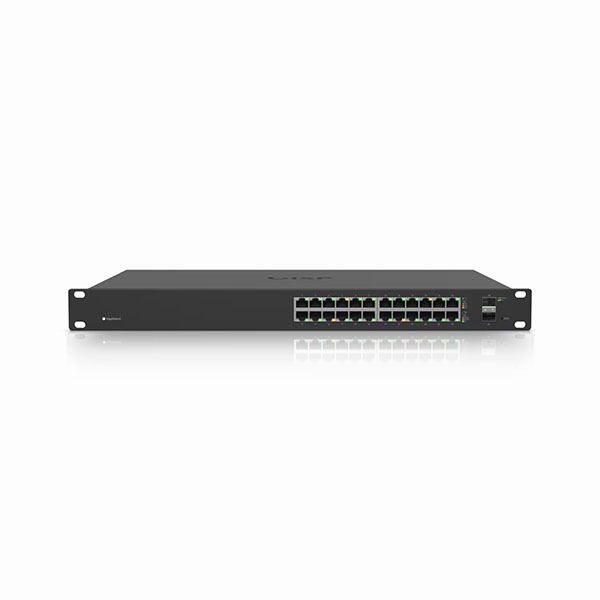 UbiquitI EdgeSwitch, Layer 2/3, 24-GbE PoE+, 2-SFP, 250W