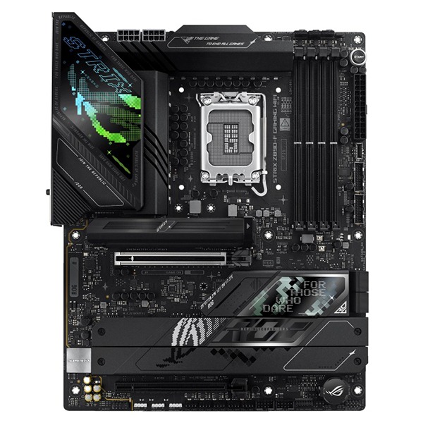 ASUS ROG STRIX Z890-F GAMING WIFI Premium ATX motherboard, Intel LGA 1851 socket, DDR5 support up to 9066+ MT/s, PCIe 5.0, Wi-Fi 7, Thunderbolt™ 4