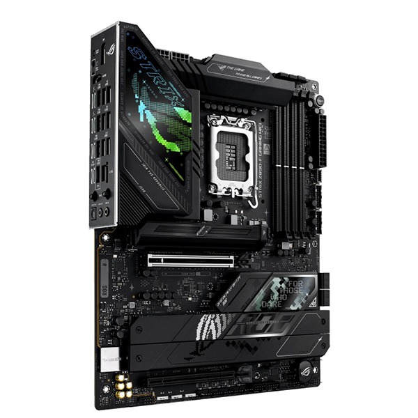 ASUS ROG STRIX Z890-F GAMING WIFI Premium ATX motherboard, Intel LGA 1851 socket, DDR5 support up to 9066+ MT/s, PCIe 5.0, Wi-Fi 7, Thunderbolt™ 4