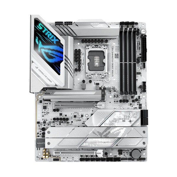 ASUS ROG Strix Z890-A Gaming WiFi ATX motherboard, LGA1851 Soket, DDR5 Up to 9066 MT/s, PCIe 5.0, Wi-Fi 7, 5x M.2 Slots, Dual Thunderbolt 4, AI Overclocking