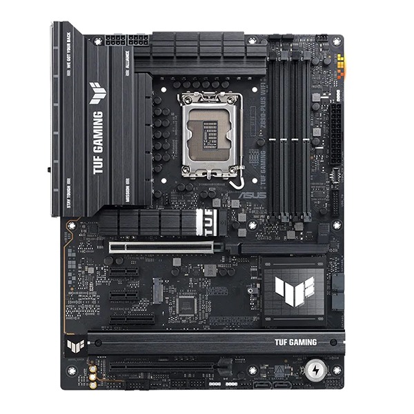 ASUS TUF GAMING Z890-PLUS WIFI ATX Motherboard, LGA 1851, DDR5 Up to 9066MT/s, PCIe 5.0, 2.5Gb Ethernet, Wi-Fi 7, 4x M.2 Slots