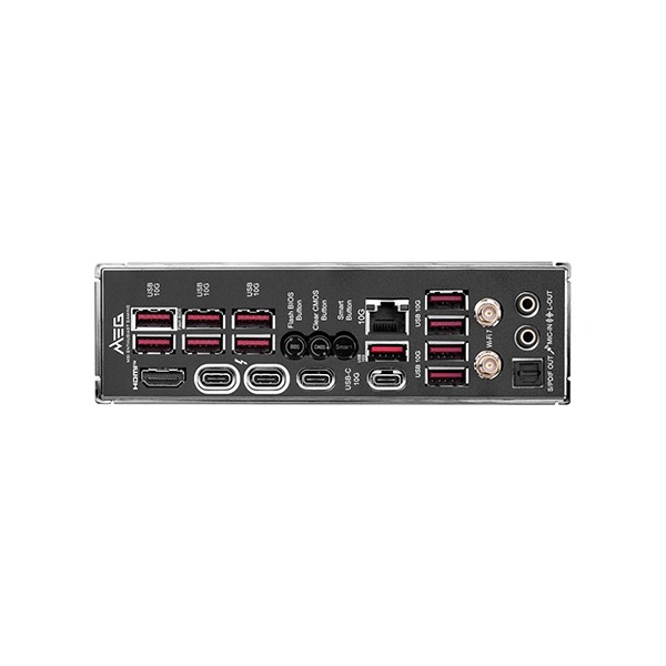 MSI MEG Z890 ACE ATX Motherboard, LGA 1851, DDR5 up to 8800MHz, PCIe 5.0, 5G LAN, Wi-Fi 7, 4x M.2 Slots, USB 10Gbps, Advanced Overclocking Features